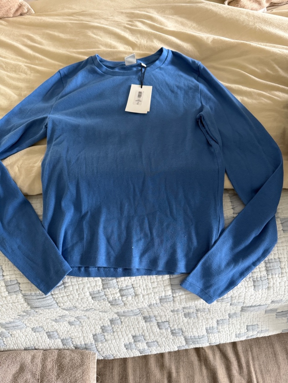 Aritzia HomeStretch Ribbed Lond Sleeve